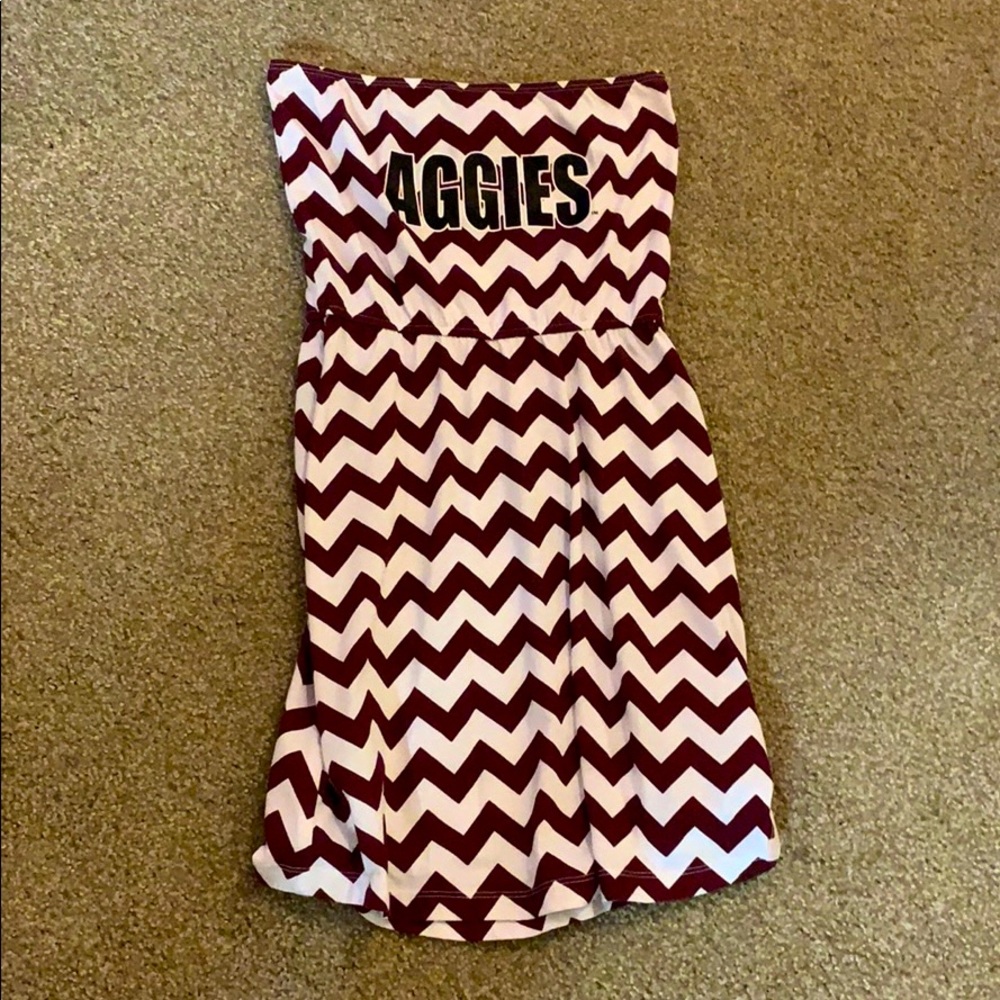 Chevron Aggie Game Day Dress